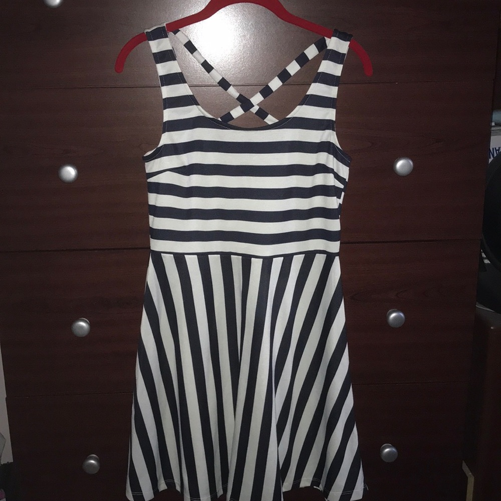 Striped H&M dress